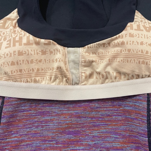 LULULEMON scoopneck tank multicolor size 4 - Picture 6 of 11